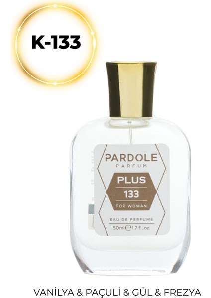 K-133 Floral Favoris Kadın Parfum - 50 Ml - Vanilya , Paçuli , Gül, Freyza