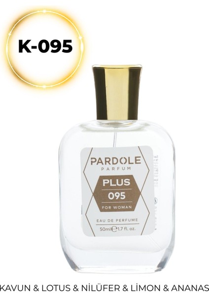 K-095 Meyvemsi Floral Favoris Kadın Parfum - 50 Ml - Kavun, Lotus, Nilüfer, Limon, Ananas