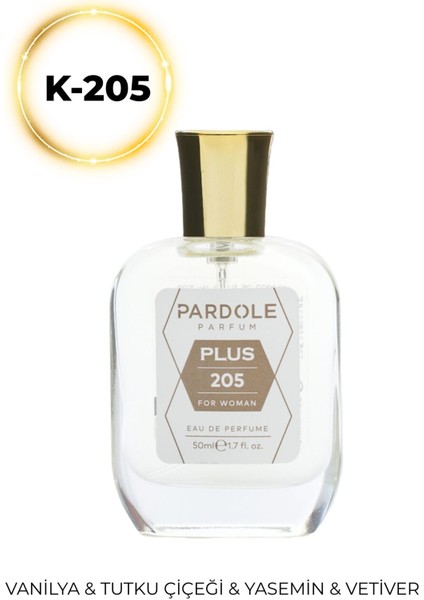 K-205 Oriental Favoris Kadın Parfum - 50 Ml - Vanilya ,Yasemin