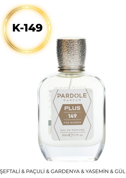 K-149 Meyvemsi Floral Favoris Kadın Parfüm - 50 Ml - Şeftali, Paçuli, Gardenya, Yasemin, Gül