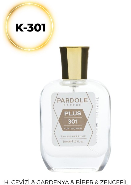 K-301 Meyvemsi, Odunsu, Floral Favoris Kadın Parfüm - 50 Ml - Limon, Ahududu, Portakal Çiçeği, Misk