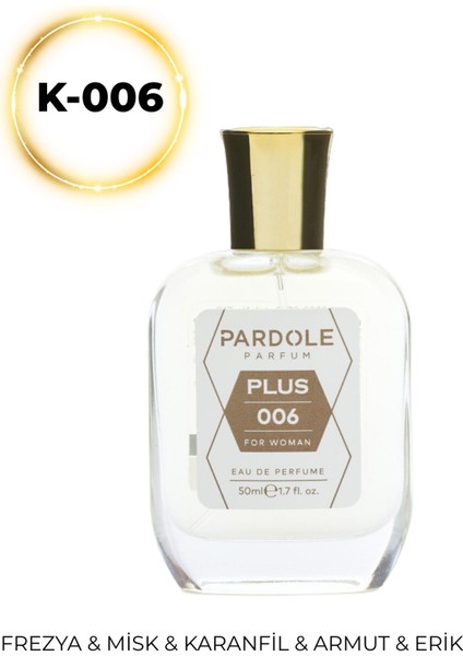 K-006 Floral Meyvemsi Favoris Kadın Parfüm - 50 Ml - Frezya, Armut, Erik, Karanfil, Misk