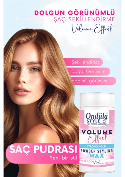 Powder Wax Volume Effect | Şekillendirici Toz Wax | Güçlü Tutuş 20GR