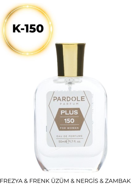 K-150 Meyvemsi Floral Favoris Kadın Parfüm - 50 Ml - Frezya, Frenk Üzümü, Nergis, Zambak