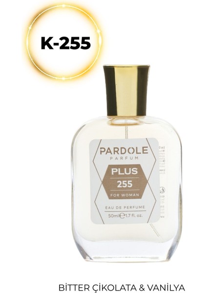 K-255 Aromatik Favoris Kadın Parfüm - 50 Ml -Bitter Çikolata, Vanilya