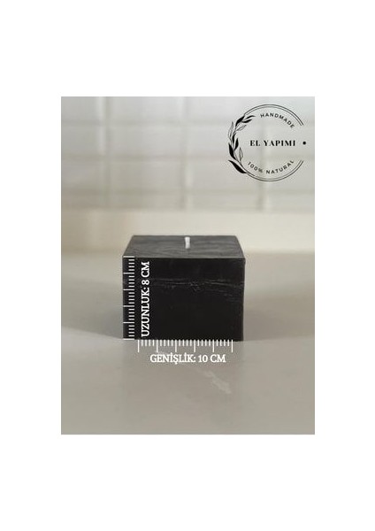 Büyük Kare Dekoratif Mum, Kokulu Rubik Mum modelleri