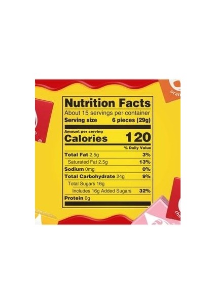 Fruit Chews Original 442,3 Gr.