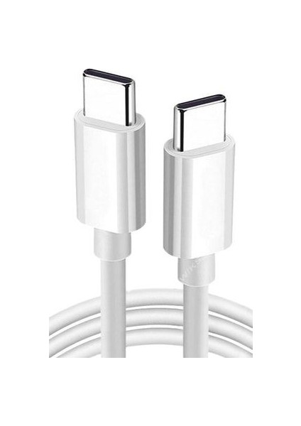 Şarj Kablosu Type-C To Usb-C Şarj Type-C Data Aktarım Hızlı Şarj