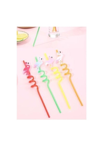 Dörtlü Sevimli Renkli Emojili Pipet- Kokteyl Ev Dekorasyon fiyatları