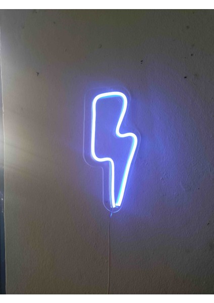 Şimşek neon led 12 v trafolu kablolu sık tasarim