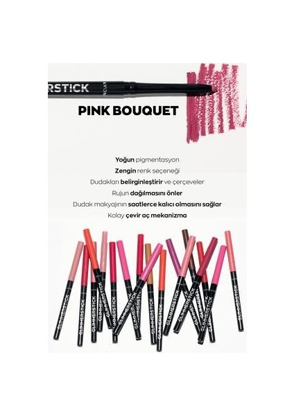 Glimmerstick Dudak Kalemi Pink Bouquet