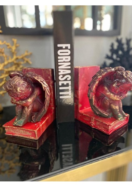 Kitap Tutucu Melek Biblo Tasarımlı