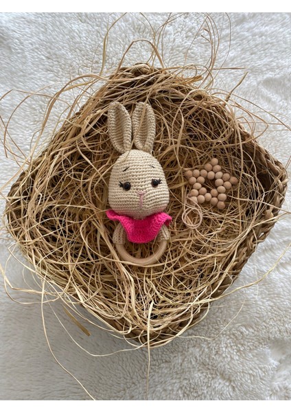 Amigurumi Örme Çıngırak Tavşancık