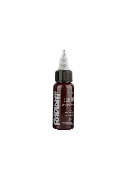 Deep Burgundy - Tattoo Dövme Boyası - 1 oz /30 ml