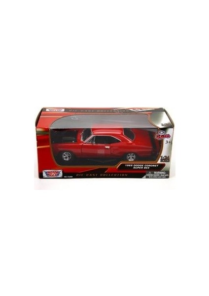 Vardem Motormax 1:24 1969 Dodge Coronet Super Bee Model Araba 73315