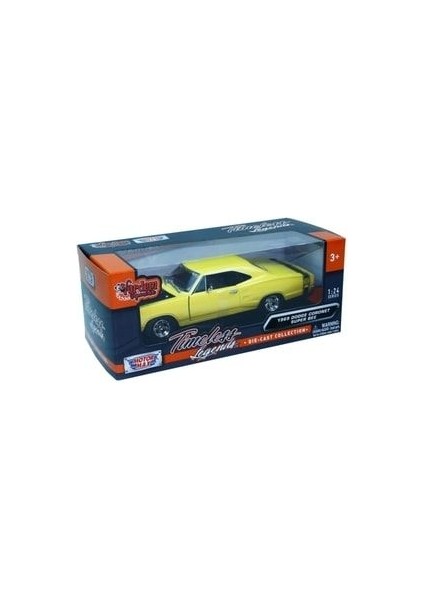 Vardem Motormax 1:24 1969 Dodge Coronet Super Bee Model Araba 73315