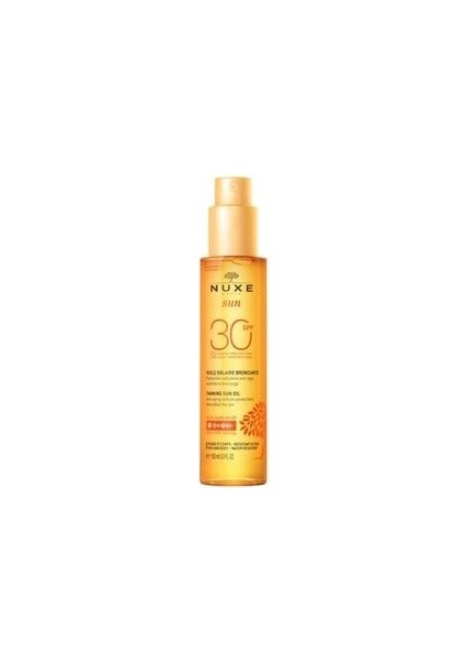 Sun Bronzlaştırıcı Yağ SPF30 150 ml Güneşten Koruma Sağlayan Etkili Yağ