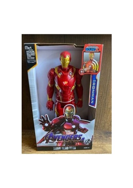 Avengers Ironman Figür Demir Adam Figür Ironman Figür Sesli Işıklı Avengers Aksiyon Figürü Iron Man
