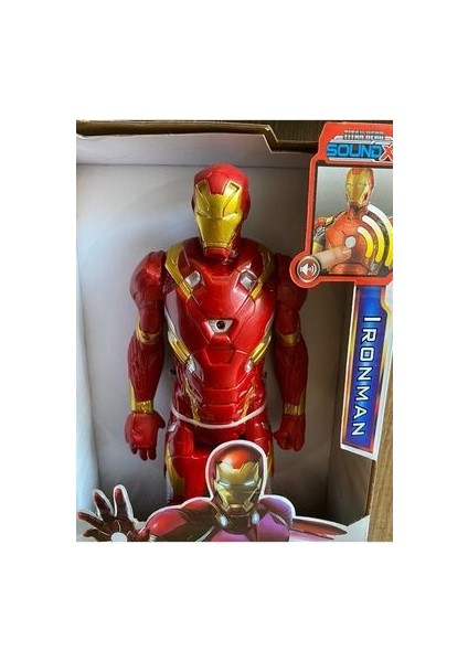 Avengers Ironman Figür Demir Adam Figür Ironman Figür Sesli Işıklı Avengers Aksiyon Figürü Iron Man fırsatları