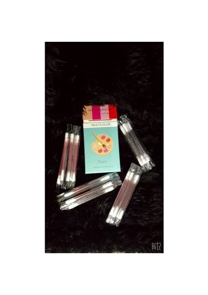Kulakpamuğu Tattoo Lipstick Ruj Multicolor 4 Renkli Kalıcı Ruj 20'li Paket fiyatları