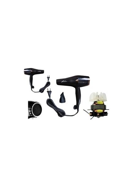 3200 Professional Ac Motor Saç Kurutma Fön Makinesi 1 Fön Başlığı fiyatları