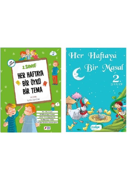 2. Sınıf Her Haftaya Bir Öykü Bir Tema + Her Haftaya Bir Masal (2 Kitap)