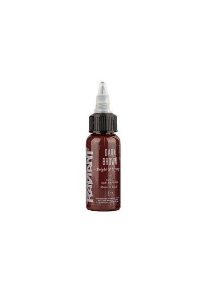 Dark Brown - Tattoo Dövme Boyası - 1 oz /30 ml