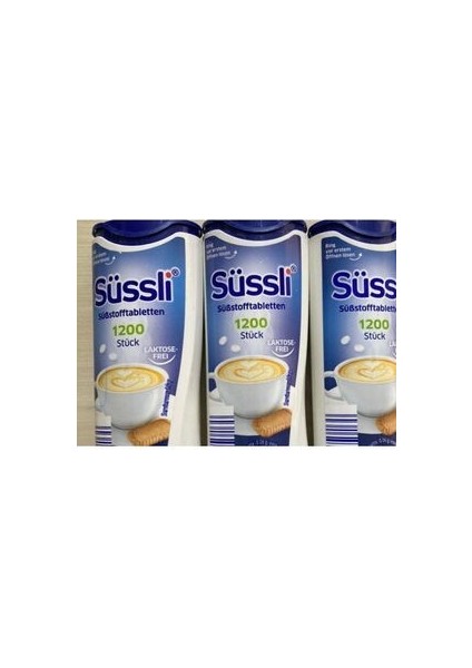 1200 Stück Tatlandırıcı Şeker 3'lü PAKET(01/2022)