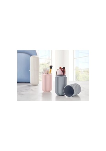 Smart Çok Amaçlı Organizer Saklama Kabı Pembe Renkli Kullanım Alanı Geniş