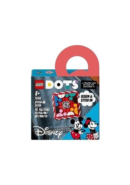 ® Dots ? Disney Mickey Fare ve Minnie Fare Dikilebilir Kare Parça 41963 - 8 Yaş ve Üzeri Yaratı