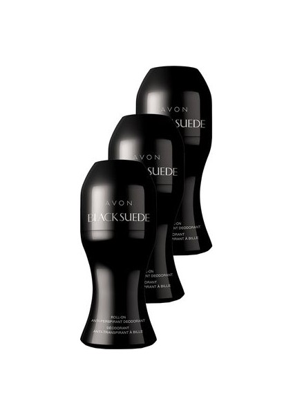 Black Suede Erkek Rollon 50 Ml. Üçlü Set