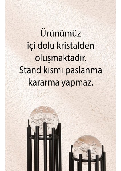 İkili Siyah Dekoratif Obje, Ofis ve Ev İçin Şık Metal Tasarım, 6 cm fırsatları
