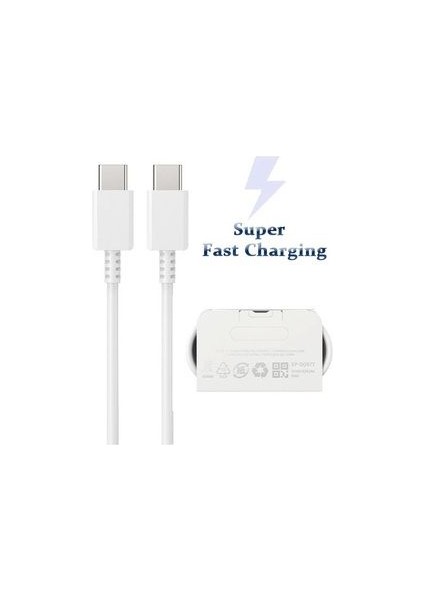 Samsung Galaxy Note 10 / S10 Uyumlu Type-C To Type-C Şarj ve Data Kablosu