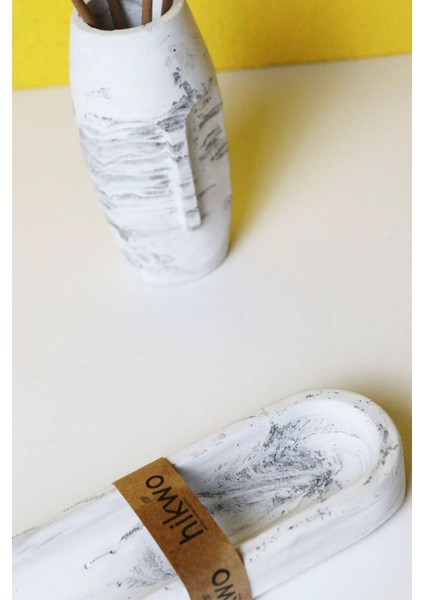 Premium Tütsülük Seti Tütsülük ve Face Vazo Seti - Hediyelik - Ev Hediyesi - Mermer Desen fiyatları