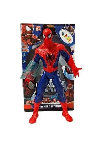 Oyuncak Spiderman Sesli Işıklı Figür - Avenger Örümcek Adam Figür 80876