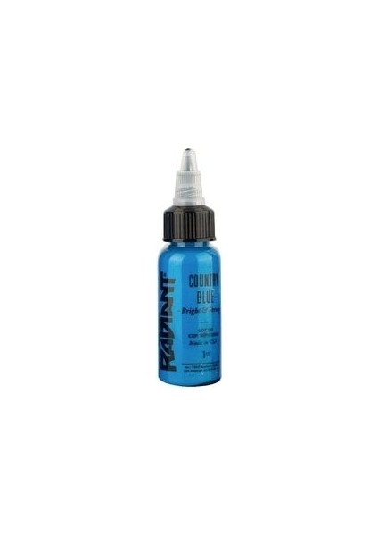 Country Blue - Tattoo Dövme Boyası - 1 oz /30 ml