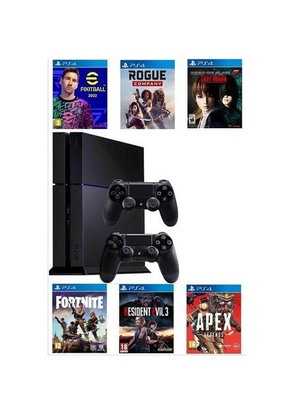 Playstation 4 Standart Kasa 1tb +Yenilenmiş + 2. Ps4 Kol + 10 Dijital Oyun