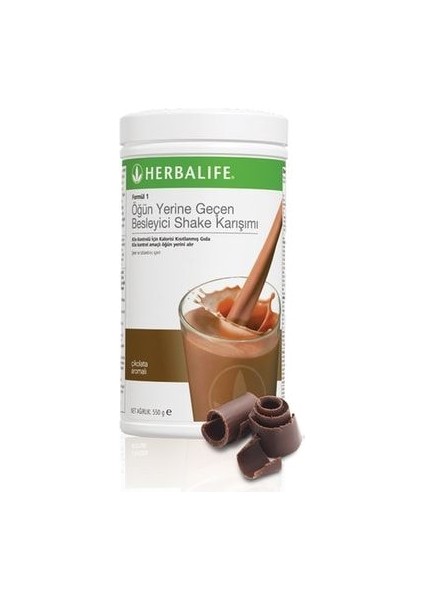 Besleyici Shake Karışımı Formül 1 Çikolatalı 550G