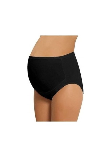 Kadın Siyah -3'lü Paket Pamuklu Hamile Külodu 540