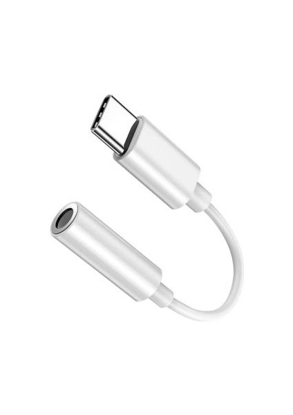 Samsung A53 5g Uyumlu Type-C Kulaklık Dönüştürücü 3.5 mm Jack Girişli Ses Adaptörü