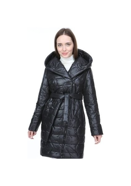 Şişme Mont Yakası Kapüşonlu modelleri