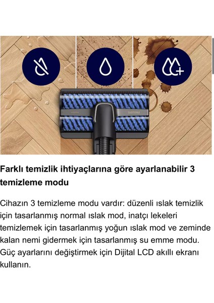 Premium Şarjlı Aqua Elite Plus 3in1 Silme/süpürme/emme Fonksiyonlu Yeni Nesil Dikey Şarjlı Süpürge, Luciole Lambader Hediye!