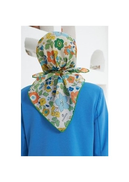 Pamuk Eşarp - Ipekhan Nergis Desen - BFIHPE1092-16 modelleri