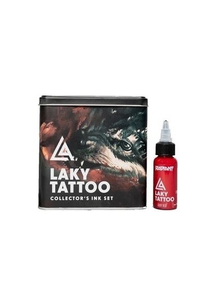 Laky Set 9'lu - Tattoo Dövme Boyası Seti - 1 oz /30 ml