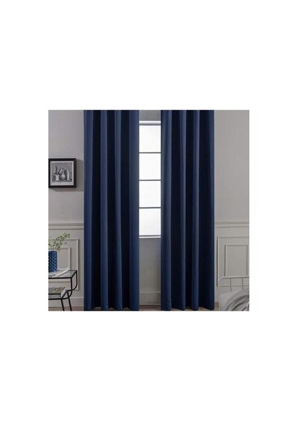 Lacivert Blackout Karartma Fon Perde
