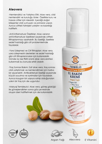 Argan Yağlı El Bakım Kremi