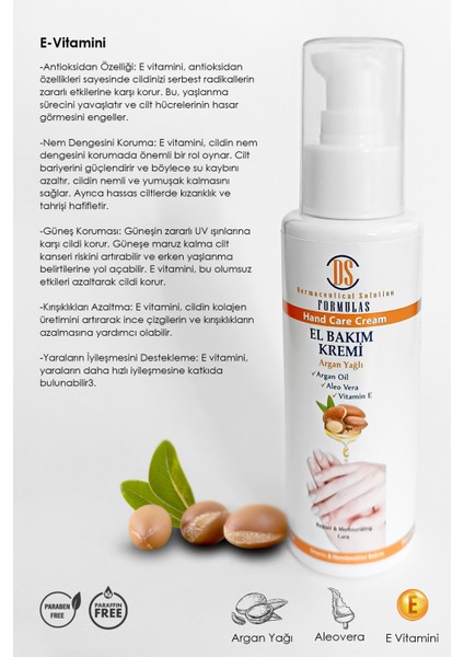Argan Yağlı El Bakım Kremi