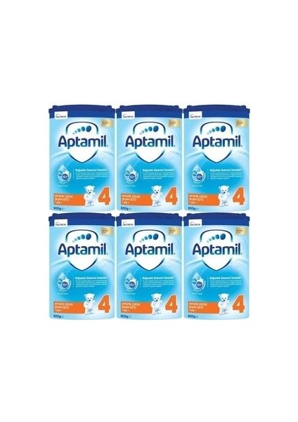 Nutrıcıa 800GR Devam Sütü No:4 (1 Yaş ve Üzeri) (6 Lı Set)