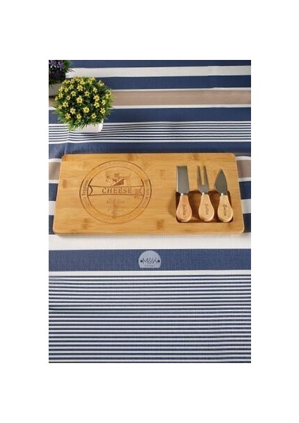 Peynir Sunum Tahtası 3 Bıçaklı modelleri