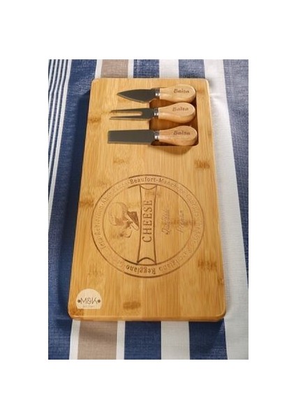 Peynir Sunum Tahtası 3 Bıçaklı fırsatları